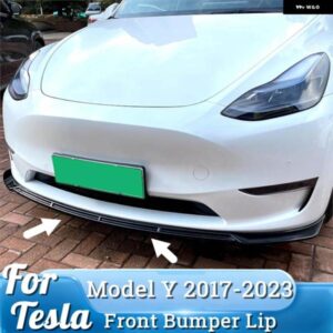 テスラ モデル Y 2017-23 フロントバンパー リップスプリッター ディフューザーアンダーバンパー リップチューニングマクストンスタイル