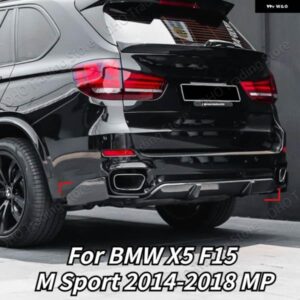 BMW リアバンパー X5 F15 M スポーツ 2014-18 M スポーツディフューザーリアサイドスプリッター スポイラー リップカーボン