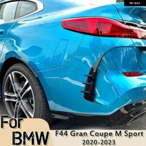 BMW リアバンパー サイド スポイラー エアベント カナード 2シリーズ F44 218I 220I 225I M240I グランクーペ M スポーツ 2020-2023 + スプリッター