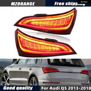 アウディ 1ペア テールライト Q5 2013-2018 LED リアライト ウィンカーライト ストップブレーキ フォグランプ カー