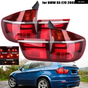BMW 1セット テールライト X5 E70 2007-2013 リアライトブレーキランプ ウィンカーランプ ドライビングランプ ランプ付き