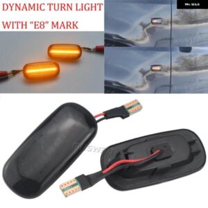 アウディ ダイナミック ウィンカーライト LED サイド マーカー フェンダー シーケンシャル インジケータ ランプ A3 S3 8P A4 S4 RS4 B6 B7 A6 S6 RS6 C6