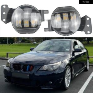 BMW 2個 フロントバンパー LED フォグランプ 5シリーズ E60 525I 530D 535D LCI M スポーツ 38200