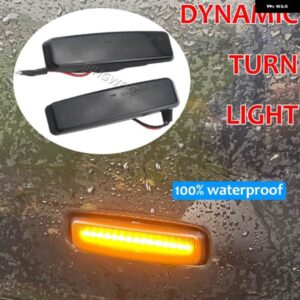 BMW フラッシャー流水ウインカー フラッシュライト 5シリーズ E39 12/1995-06/2003 サイド マーカー LED ダイナミック ウィンカーライト