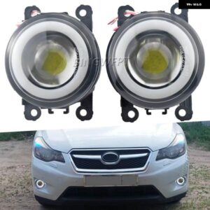 スバル LED レンズ DRL フォグ ドライビングランプ XV CROSSTREK 2013-2015 フォレスター 2013-17 エン