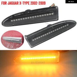 ジャガー 2X X タイプ 37500 ダイナミック ウィンカーサイド マーカー ライト流れる LED シーケンシャル ランプ
