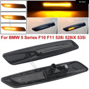 BMW 2個 3シリーズ E90 E91 E92 E93 2007-2011 LED ダイナミック サイド マーカー ライト シーケンシャル ウィンカーランプ