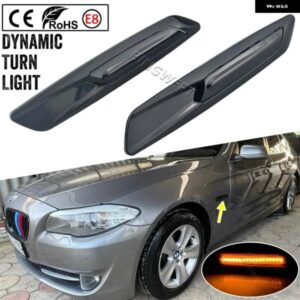 BMW 2個 ウインカー 1 3 5シリーズ LED ダイナミック サイド マーカー ウィンカーライト F30 E90 E91 E92 E93 E46 E60 E61