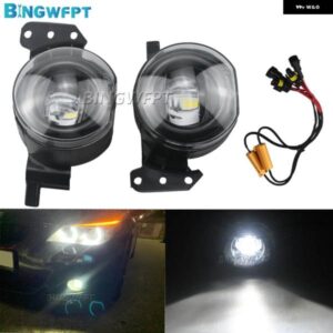 BMW DRL カー フォグライト LED ヘッドライト E60 E90 E63 E46 323I 325I 525I フォグランプ