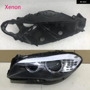 BMW F10 520 525 528 535 2011-2013 キセノン ヘッドライト リアシェル黒ランプシェードボトムシェルカー レンズ