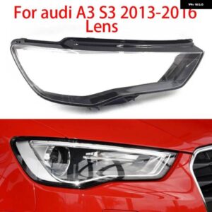 アウディ A3 S3 8V ヘッドライト ランプシェード ヘッドライト ガラスカバー 2013-2016 汎用 モデルレンズシェル