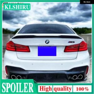 BMW リア スポイラー 5シリーズ G30 F90 M5 2017+ ABS グロスマットブラックカーボンルックバックウイングリップ プロスタイル
