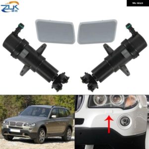 BMW フロント ヘッドライト ウォッシャーノズルジェット/カバー キャップシェル未塗装 X3 E83 LCI 2006-2010 M 空力キット