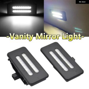 BMW 1ペア LED インテリア サンバイザーバニティミラー ランプ読書灯 X5 E70 X3 F25 E90 E91 E92 E60 E61 X6 E71 E72 X1 E84