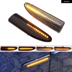 ジャガー 2個 ダイナミック LED サイドマーカー ライト X-TYPE 37408-2009 矢印ウィンカーウインカーインジケータランプ