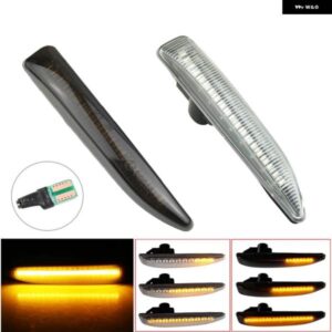 BMW E65 E66 E67 2001-2008 サイドマーカー LED ウィンカーライト インジケーターリピーター シーケンシャル ランプウインカー