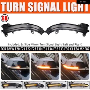 BMW 2個 LED ウィンカーランプ 1 2 3 4 X1 Mシリーズ F20 F21 F23 F30 F31 F34 F36 E84 F87 M2 I3S ダイナミック ウインカーミラー ライト