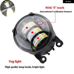ランドローバー 1ペア LED フォグライト フロントバンパー フォグランプ DRL 12V ディスカバリー 4 レンジローバー スポーツ L320 フェイスリフト 2010-2013