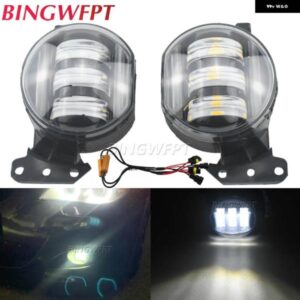 BMW 2個 LED フォグライト レンズフォグ デイタイム ランニングランプ DRL 12V E60 E90 E63 E46 323I 325I 335I 328I 525I 530I 545I 550I