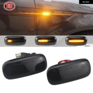 アウディ A2 A3 8L A4 B5 A6 4B C5 A8 4D TT 8N LED ダイナミック サイドマーカー ウィンカーライト 移動 シーケンシャル ウインカーライト 2個