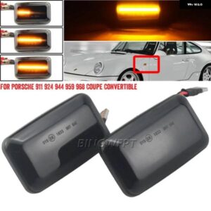 アウディ ダイナミック ウィンカーライト LED サイドマーカー フェンダー シーケンシャル ランプ A6 S6 100 C3 C4 200 80 90 B2/B3/B4 カブリオレ クーペ V8
