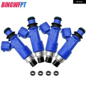 スバル 高性能ブルー燃料インジェクター 4個セット 16611-AA720 フォレスター インプレッサ WRX STI 2.5L 16611AA