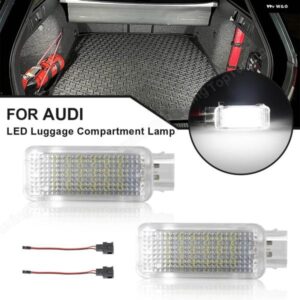 アウディ A1 A2 A3 A4 A5 A6 A7 A8 B5 B6 B7 B8 Q3 Q5 Q7 TT 車ホワイト LED カーテシードア トランク 足元グローブボックス ライト プ