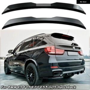 BMW X5 F15 X5 E53 G05 F20 ハッチバック 汎用 リアウイングルーフリップ スポイラー ABS テールウイングリップ スポイラー
