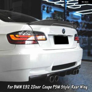 BMW E92 M3 330I 330D 335I 328I 2006-2013 リアルーフ スポイラー PSM スタイルリア トランク ブーツリップ スポイラー ウィング リアテールウィング