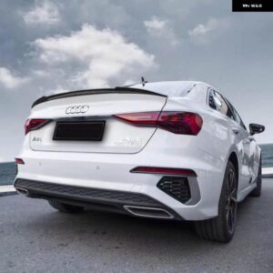アウディ A3 S3 RS3 8Y 2021-2024 セダン リア スポイラー ウイングリア トランク ルーフリップ スポイラー キャップテールウイングチューニング