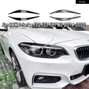 BMW F22 F23 F87 M2 220I M235I M240I 2シリーズ 2014-2022 ヘッドライト アイブロウ まぶたカバー トリム ABS ステッカー