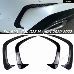BMW 3シリーズ G20 G28 318I 320I 330I 325I M スポーツ 2020 2021 2022 チューニング車リアサイドカナードバンパー スプリッターディフューザーカバー