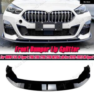 BMW 2シリーズ F44 M スポーツ 216I 218I 220I 228I M235I XDRIVE 2020-2023 フロントバンパー リップスプリッタースポイル スポイラー ABS ブラック 装飾