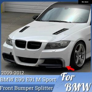 BMW フロントバンパー スポイラー ディフューザースプリッター 3シリーズ E90 E91 M スポーツ PRE-LCI 40148 エアベント トリム