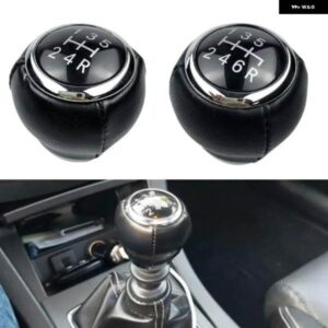 スバル 車 MT 5/6スピードレザー ギアスティックシフター レバー シフトノブ レガシィアウトバックフォレスターインプレッサ STI WRX