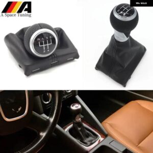 アウディ 12MM A4 S4 B8 8K A5 8T Q5 8R S ライン 2007-2015 ハンドスピードギア シフトノブ ゲートルブーツレバーハンドルヘッド防塵カバー