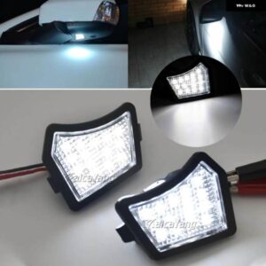ボルボ ジャガー XJ XF XK/XKR XE V40 V50 V70 C30 C70 S40 S60 S80 XC70 XC90 LED アンダーサイドミラー ライトパドルウェルカムランプ