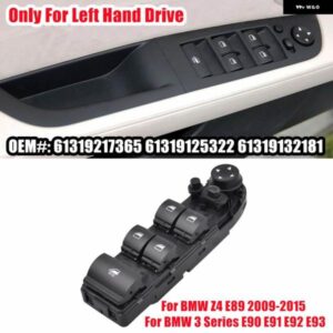 BMW マスター パワーウィンドウ スイッチ ガラス リフターレギュレータボタン 61319217365 61319125322 61319132181 3シリーズ E90 E91 E92 E93