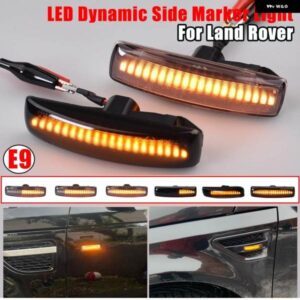 ランドローバー 2X LED ウィンカーダイナミック サイドマーカー ランプ流れるインジケータライト ディスカバリー 3 4 ローバースポーツ L320 フリーランダー