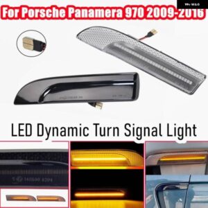 ポルシェ LED ウィンカーランプインジケーターダイナミック サイドマーカー ライト パナメーラ 970 シャーシ G1 フェイスリフト前 2009