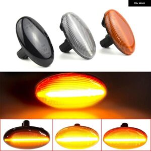 スバル 2個 ダイナミックアンバー LED サイドマーカー ウィンカーシーケンシャルウインカーライト リバティフォレスターインプレッサ WRX
