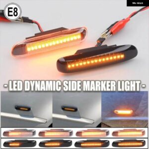 BMW ダイナミック ウインカー シーケンシャル点滅 LED ウインカー サイド マーカー ライト 3シリーズ E46 リムジン ツーリング クーペ カブリオレ