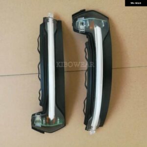 アウディ 2PC LED ウィンカーダイナミッククリスタル A3 S3 RS3 8V サイドミラー ライトウインカーインジケーター 2013 2015 2017 2018 クリア