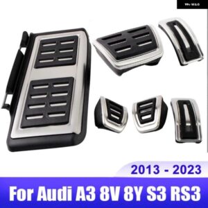 アウディ A3 8V 8Y S3 RS3 スポーツバック カブリオ 2012-2020-23 アクセルブレーキ フットレスト ペダルカバー パッドアクセサリー