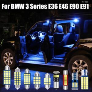 BMW 3シリーズ E36 E46 M3 E90 セダン E91 ツーリングカー LED 電球 インテリア ドーム読書ランプバニティミラー トランク ライトアクセサリー