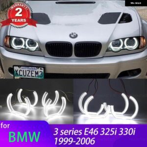 BMW DTM エンジェルアイ LED 3シリーズ E46 325I 330I M3 1999-2006 DRL M4 ホワイトライトキット アクセサリー
