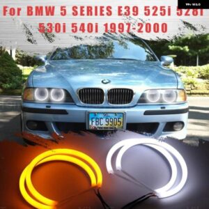 BMW LED SMD スイッチバック エンジェルアイリング DRL キット 5シリーズ E39 525I 528I 530I 540I 1997-00