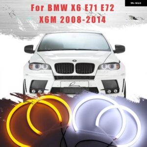 BMW LED SMD スイッチバック エンジェルアイリング DRL キット X6 E71 E72 X6M 2008-2014