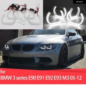 BMW 3シリーズ E90 E91 E92 E93 M3 2005-2012 超高輝度コンセプト M4 象徴 LED エンジェル アイズ リング キット デイライト