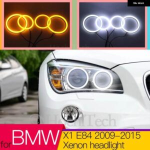 BMW スイッチバック LED エンジェルアイデュアルカラー X1 E84 2009-15 キセノン ヘッドライト